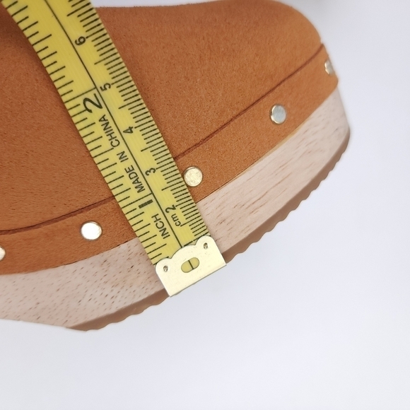 J. CREW Tan Clogs Sz 7½ - Picture 4 of 12